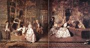 WATTEAU, Antoine L Enseigne de Gersaint china oil painting reproduction